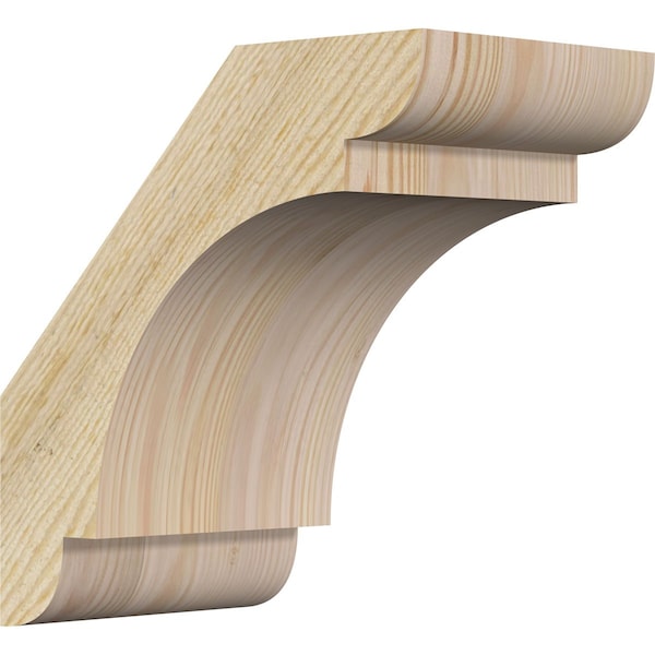 Ekena Millwork 6"W x 10"D x 10"H Olympic Rough Sawn Knee Brace, Douglas Fir BRC06X10X10OLY00RDF - main